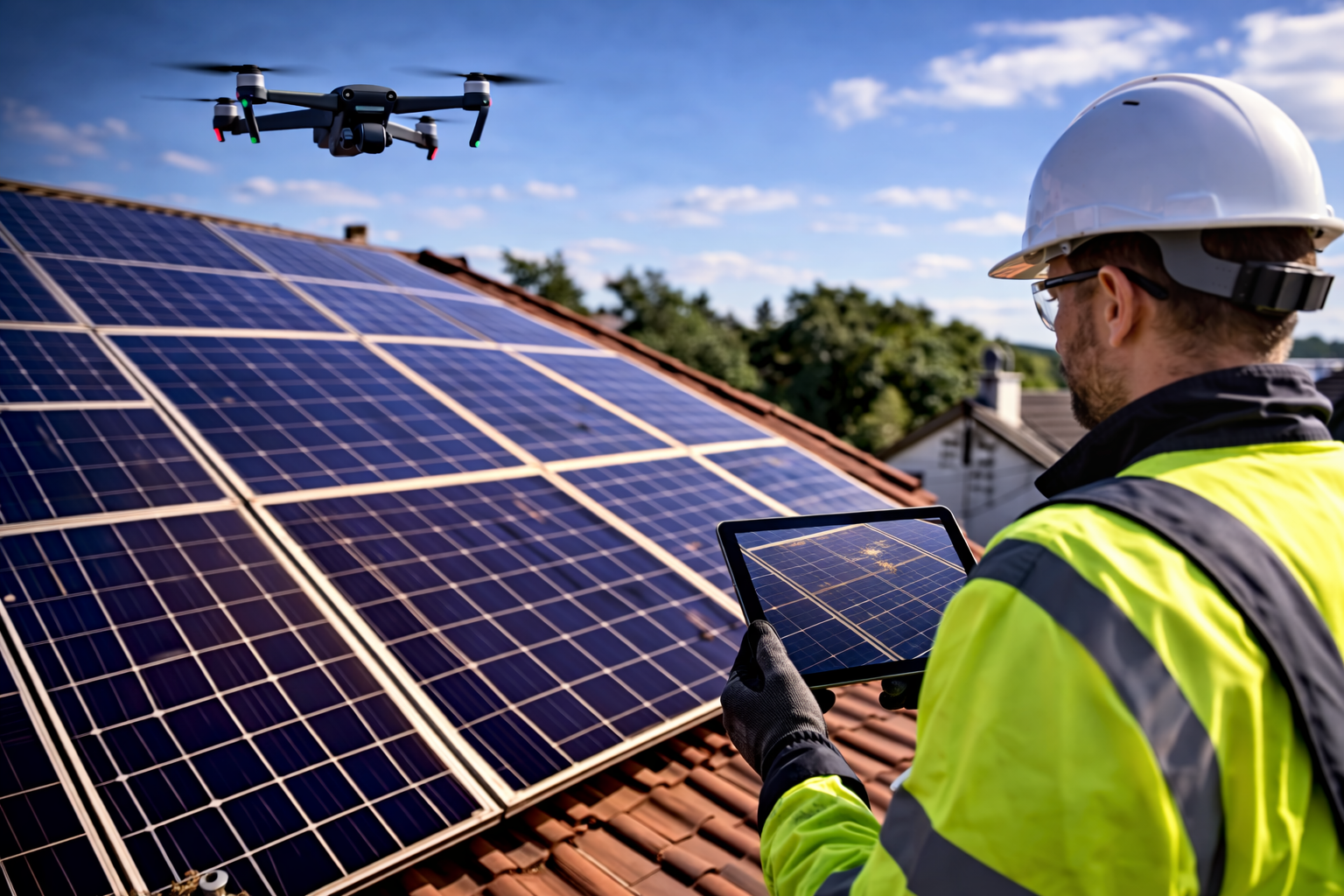 Photovoltaik-Reinigung